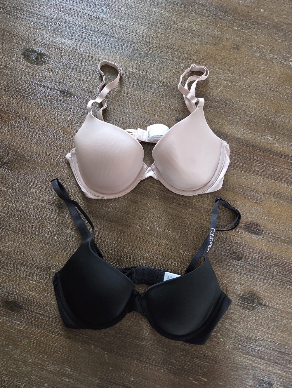 Calvin Klein Womens Pure Micro Push Up Plunge Bra Set Of 2 Size 32B